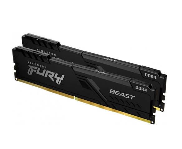 Memoria Kingston Fury Beast Black Ddr4 16gb 3600mhz